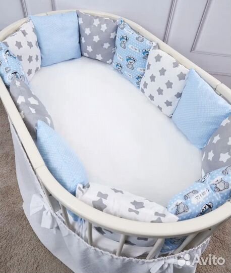 Бортики подушки в кроватку Новые