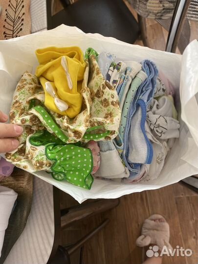 Детские вещи пакетом для девочек от 0 до 3 месяцев