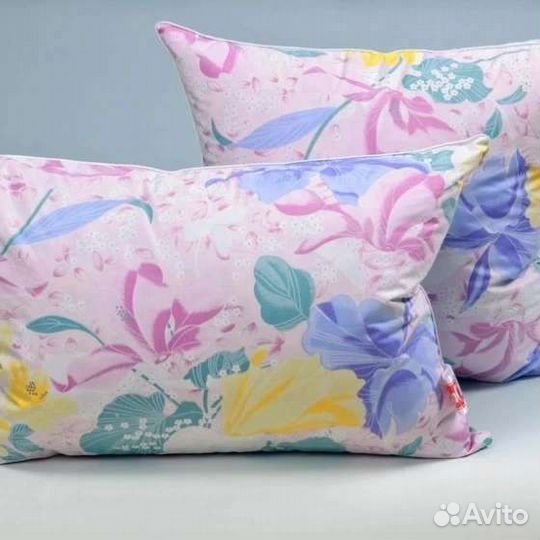 Подушки и одеяла с разными наполнителями