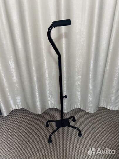 Трость 4-опорная телескопическая С Qlever (L)