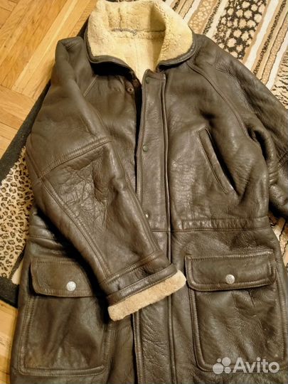 Дубленка натуральная мужская размер XL