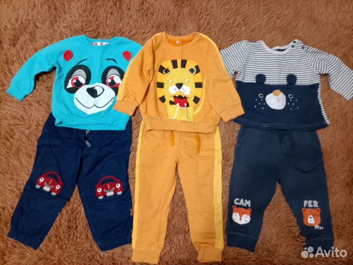 Три детских костюма 86 см (цена за все)
