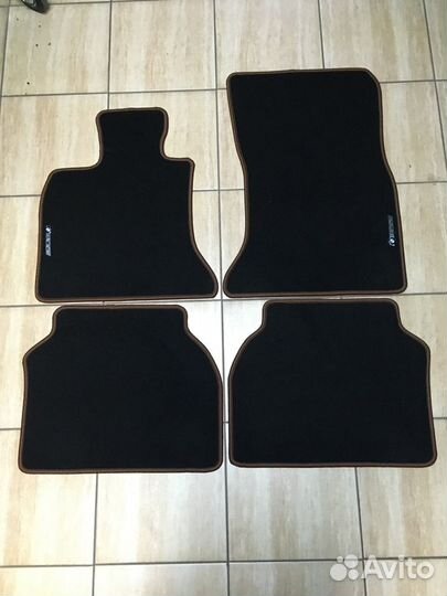 Премиум ковры для BMW 7 F01 2010г. Велюровые