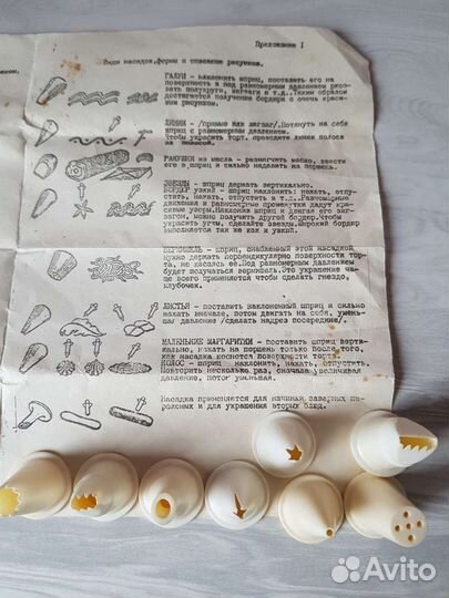 Насадки на кондитерский шприц