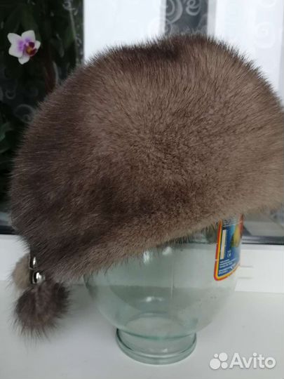 Меховой берет из норки
