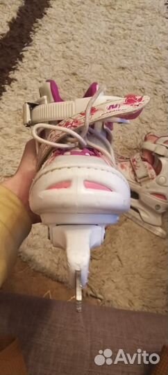 Коньки раздвижные для девочки 4-6 лет