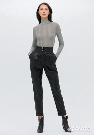 Кожаные брюки love republic