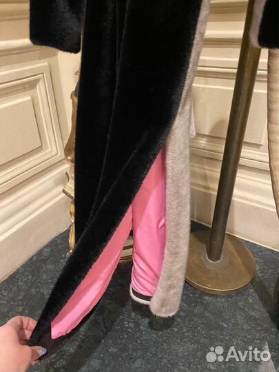 Шуба под норку экомех