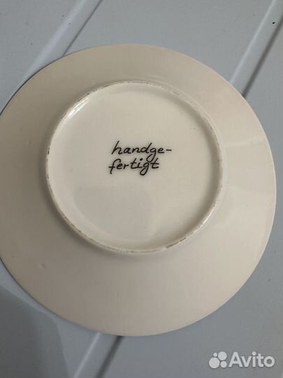 Кофейная пара, ручная работа золото Германия 20в