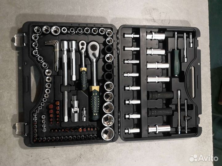 Набор торцевых головок и вставок 1/2 1/4 108+6пр