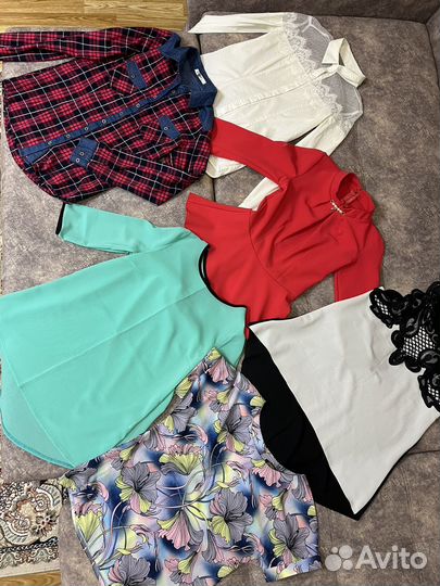 Блузки рубашки 40 42