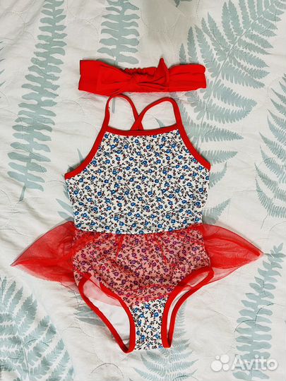 Купальники 2 шт слитные, mothercare