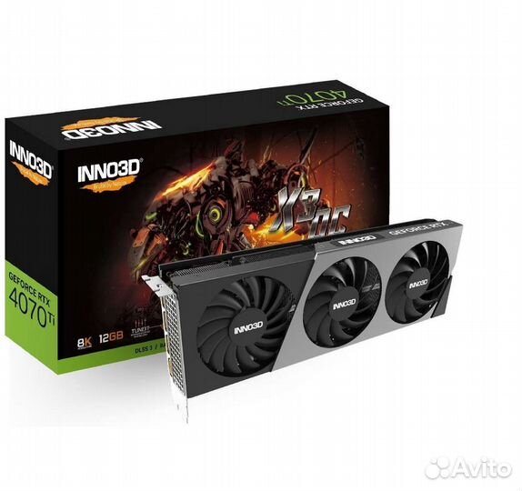 Inno3D GeForce RTX 4070 Ti X3 (12GB) - новая