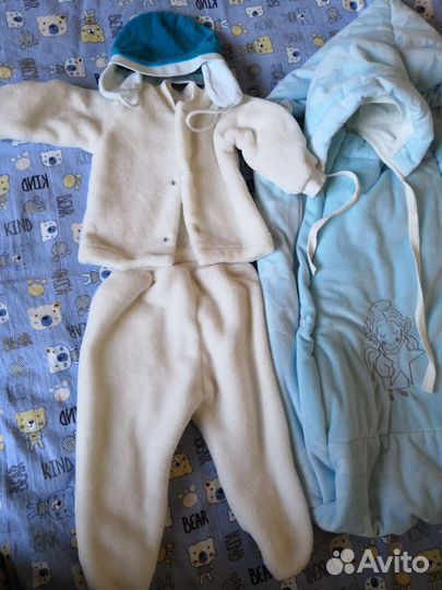 Конверт на выписку для мальчика осень весна