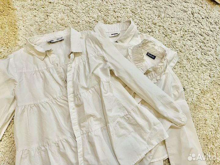 Рубашки школьные пакетом