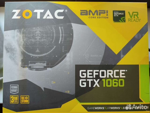 Видеокарта zotac GeForce GTX 1060