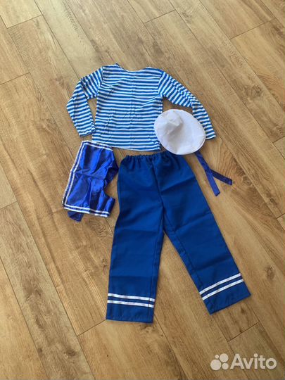 Костюм карнавальный новый детский моряка