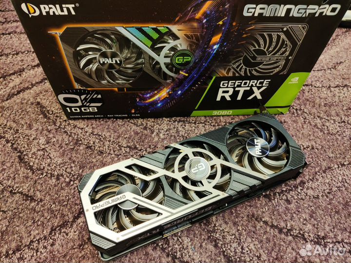Palit RTX 3080 GamingPro на гарантии