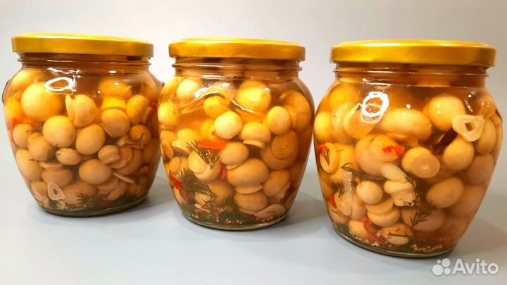 Шампиньоны маринованные