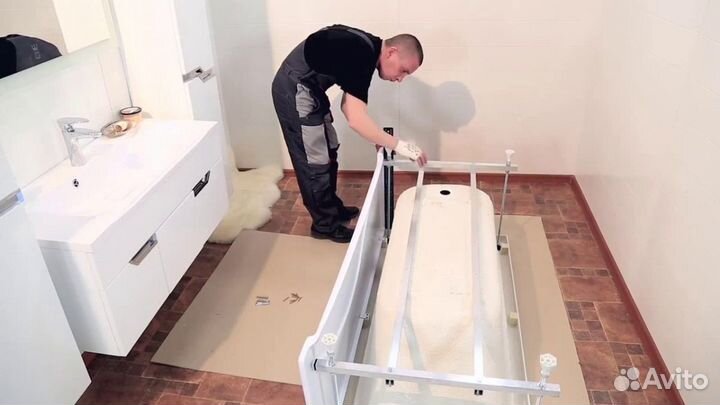 Установка и ремонт душевых кабин, ванн