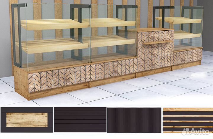 Витрина для пекарни