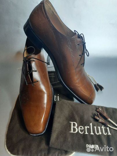 Berluti (оригинал) 44р. (новые) туфли мужские