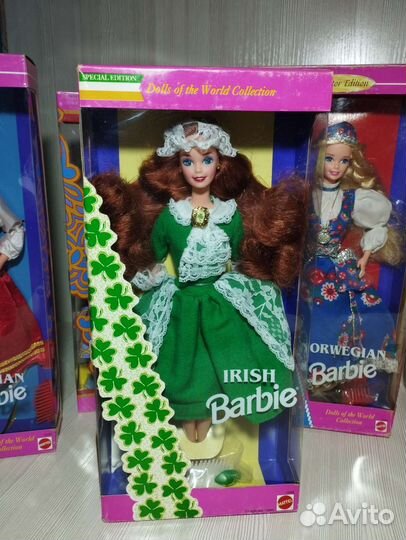 Barbie Italian Russian Irish Indian Japanese Norw