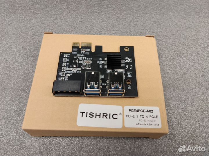 PCI-E X1 to 4 USB 3.0 / Райзер для 4-х видеокарт