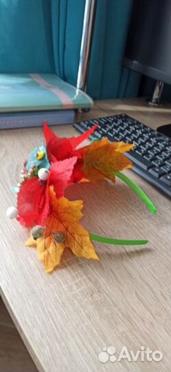 Ободок для волос ручной работы