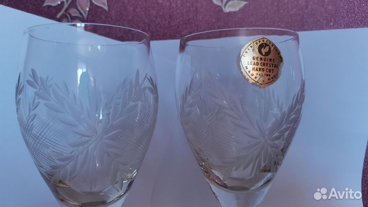 Хрустальные бокалы Гусь хрустальный новые