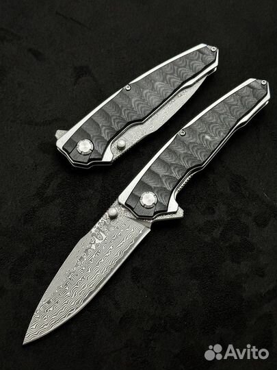 Нож камень дамаск