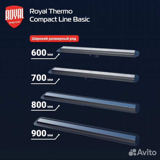 Лоток душ. 700мм Royal Thermo Compact Line Basic