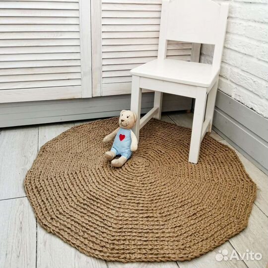 Ковёр джутовый