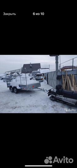 Прицеп оцинк 3.60х1.55 Тавиалс премиум