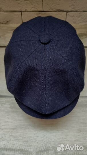 Кепка мужская восьмиклинка хулиганка летняя лён