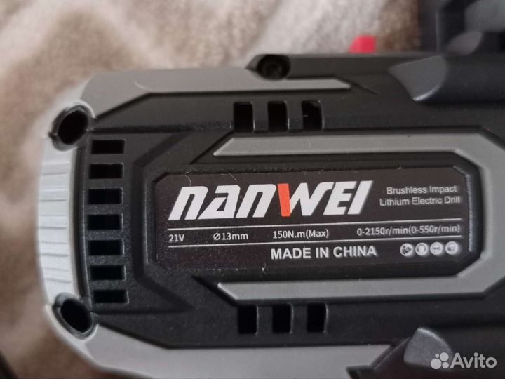 Шуруповерт Нанвей 2 акб 6 Ампер 150 нМ