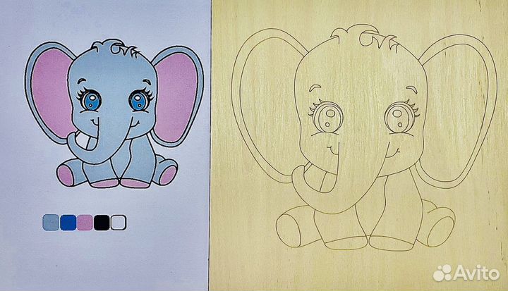 Раскраска на дереве