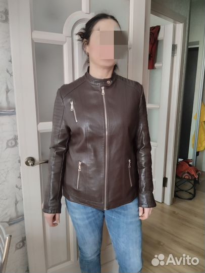 Куртка кожаная женская 50 52