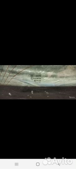 Стекло окна двери задка шелкография Калина хэтчбек