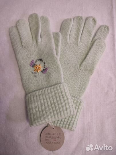 Перчатки женские вязанные