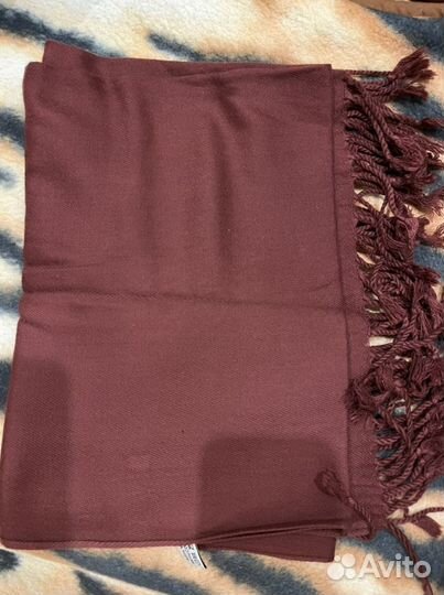 Шарф бордовый новый