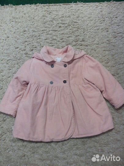 Пальто для принцессы р.74см