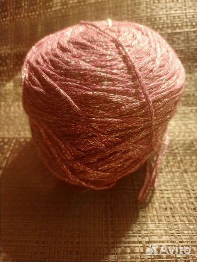 Пряжа бобинная для вязания хлопок+метанит 400гр