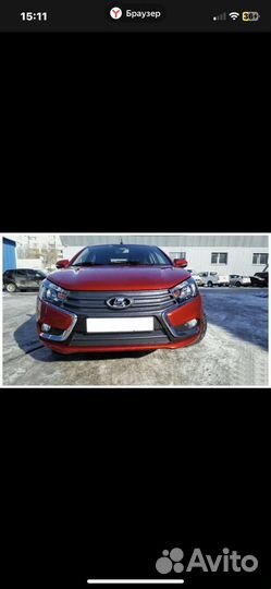 Зимняя зашита радиатора Лада Веста