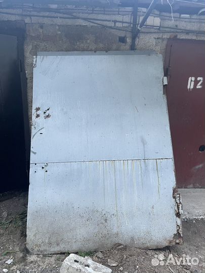 Ворота гаражные металлические бу