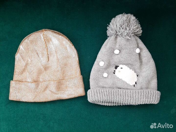 Шапка осеняя зимняя для девочки 8-12 лет