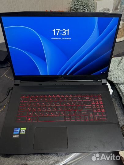 Ноутбук Msi katana gf76 12ue