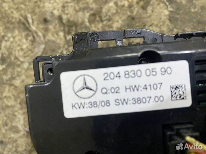 Блок управления климатом Mercedes C W204