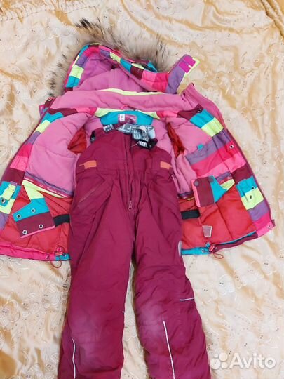 Зимний костюм для девочки 104