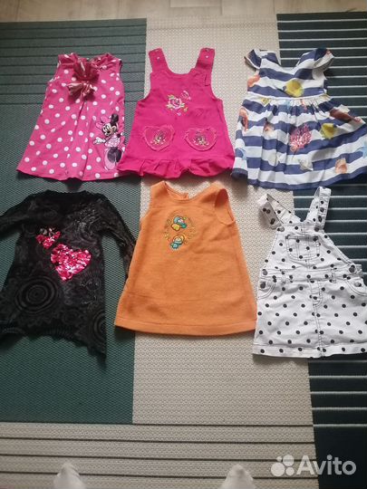 Пакет вещей для девочки 98р